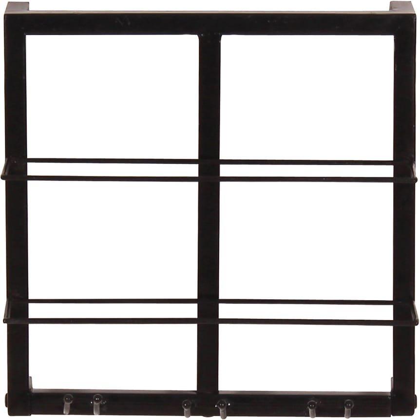 mutoni Mensola a muro Cotry nero antico 120x60x60 (6 pezzi)  