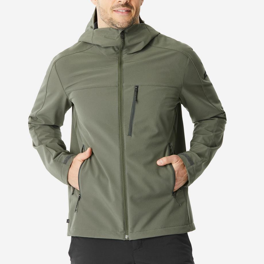 FORCLAZ  Giacca softshell uomo antivento poliestere 