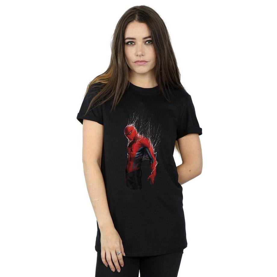 MARVEL Spider-Man Distressed Logo T-Shirt  