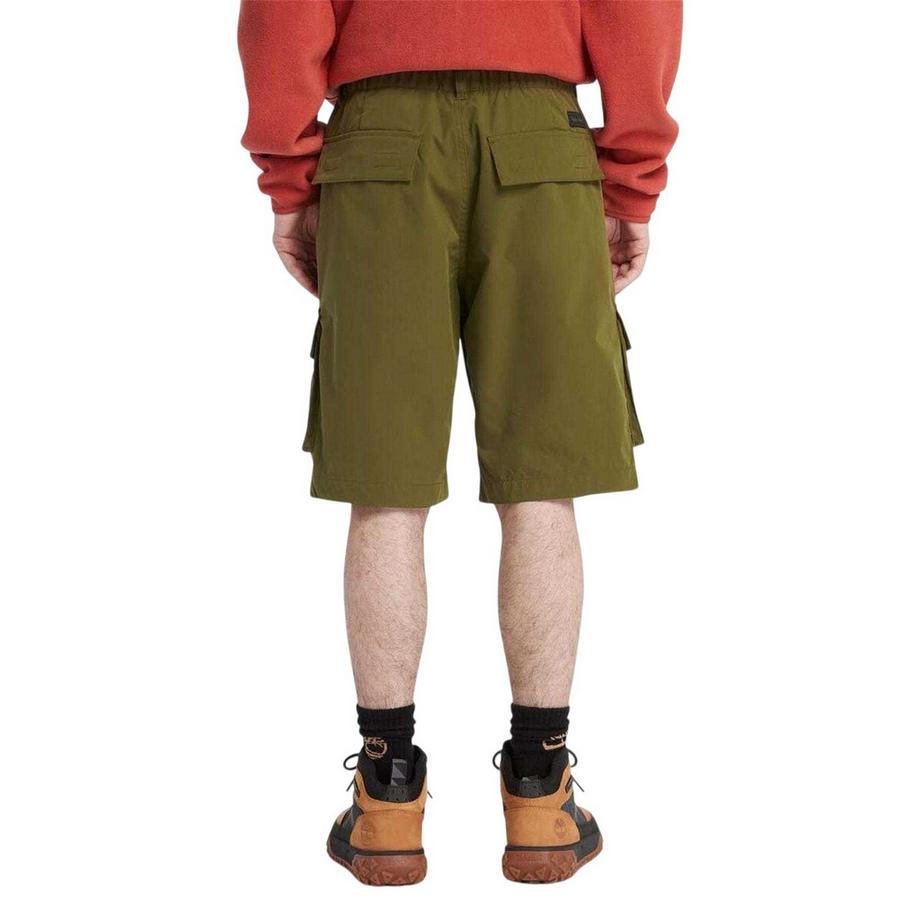 Timberland Pantaloncini Cargo Idrorepellente Distintivo In Pelle Vestibilità Rilassata  