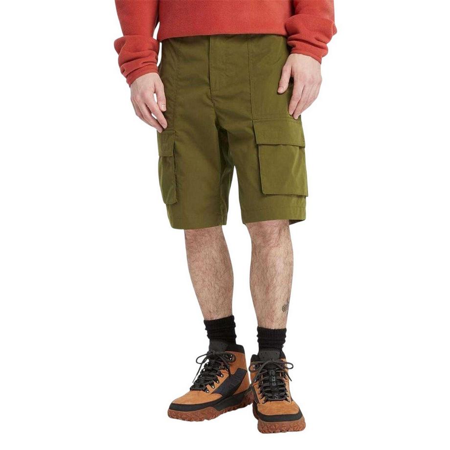 Timberland Pantaloncini Cargo Idrorepellente Distintivo In Pelle Vestibilità Rilassata  