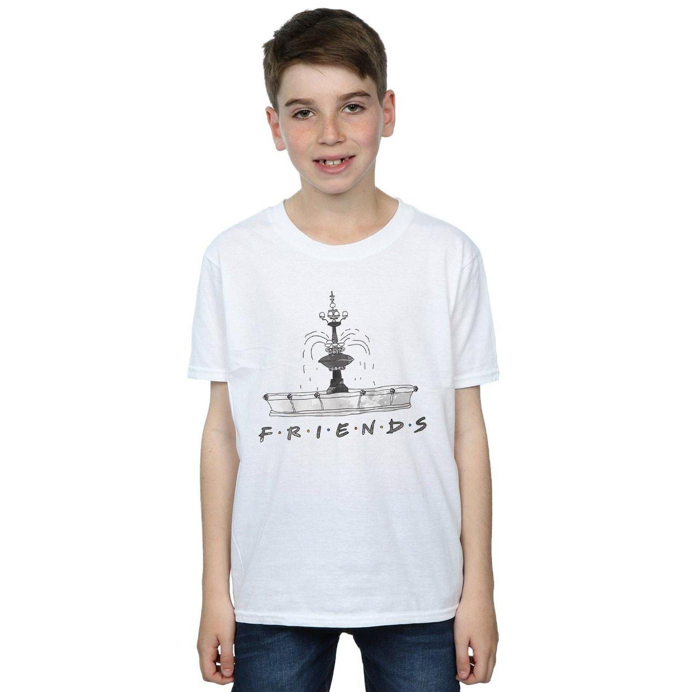 Friends  Fountain Sketch TShirt 