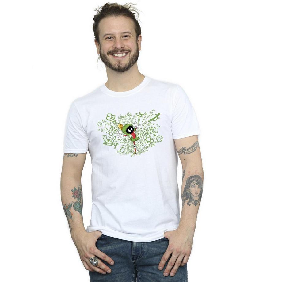 LOONEY TUNES Marvin the Martian Kurzarm T-Shirt  