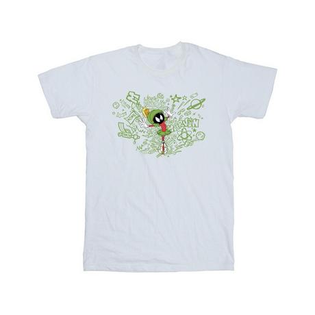 LOONEY TUNES Marvin the Martian T-Shirt Maniche Corte  