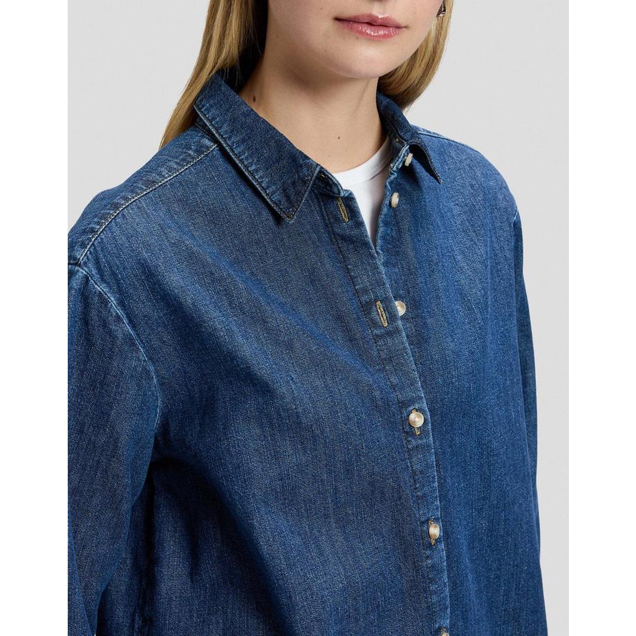 Lee Boyfriend Fit Jeanshemd  