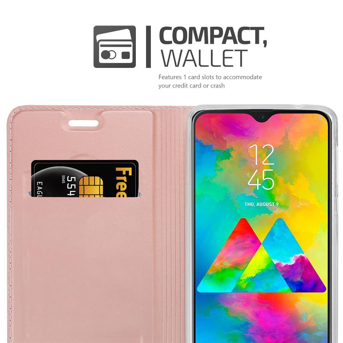 Cadorabo  Housse compatible avec Samsung Galaxy M20 - Coque de protection avec fermeture magnétique, fonction de support et compartiment pour carte 