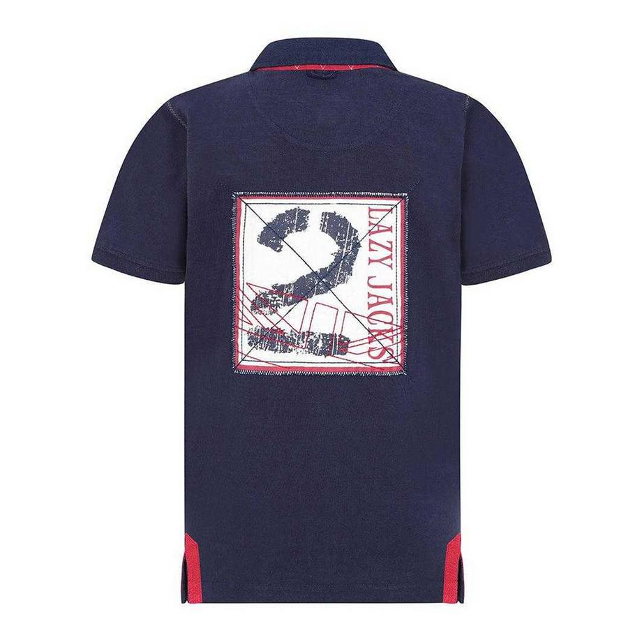 Lazy Jacks  Polo manches courtes rugby motiftyle imprimé au dos 