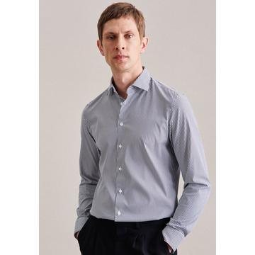 Performance-Hemd Slim Fit Langarm Streifen