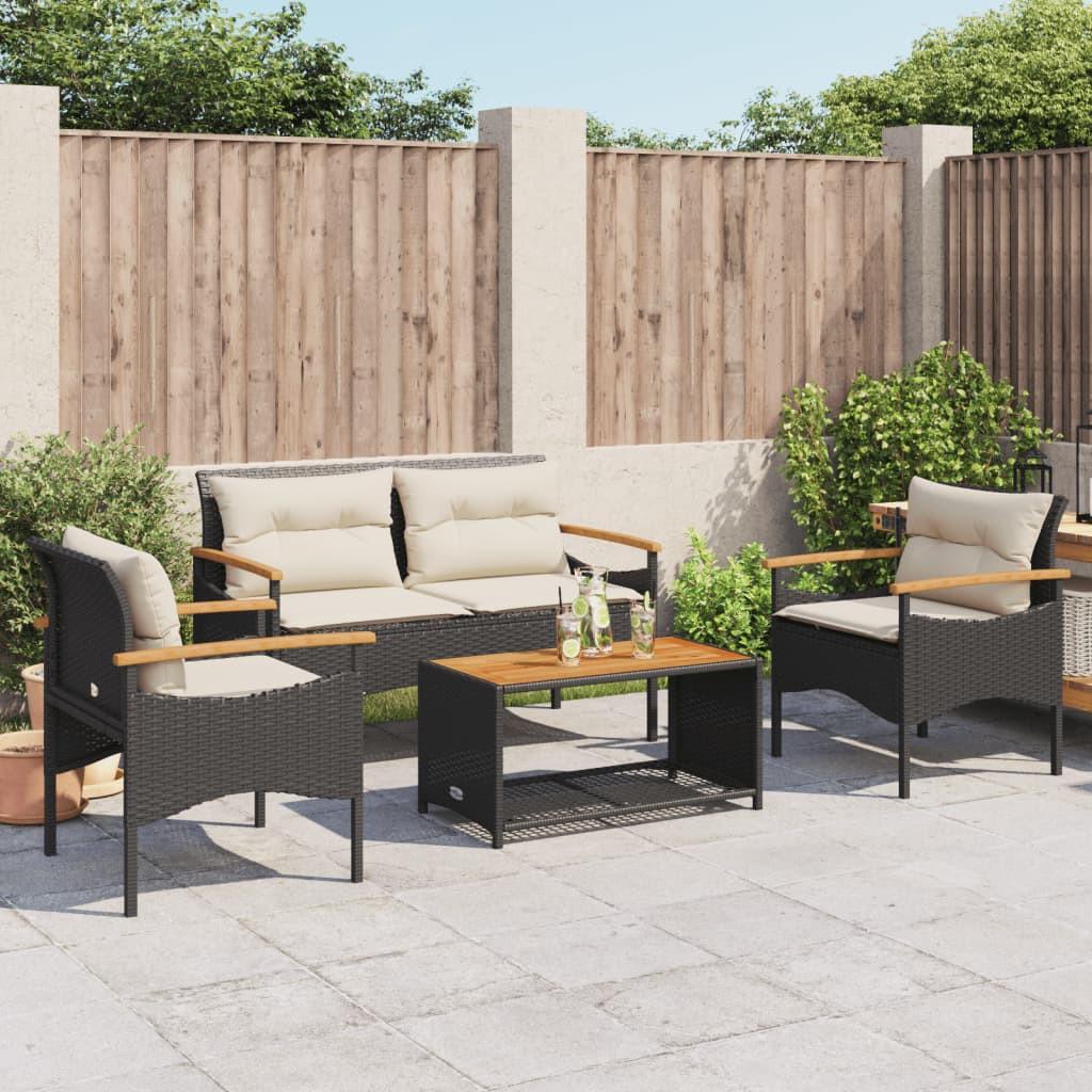 VidaXL Garten sofagarnitur poly-rattan  