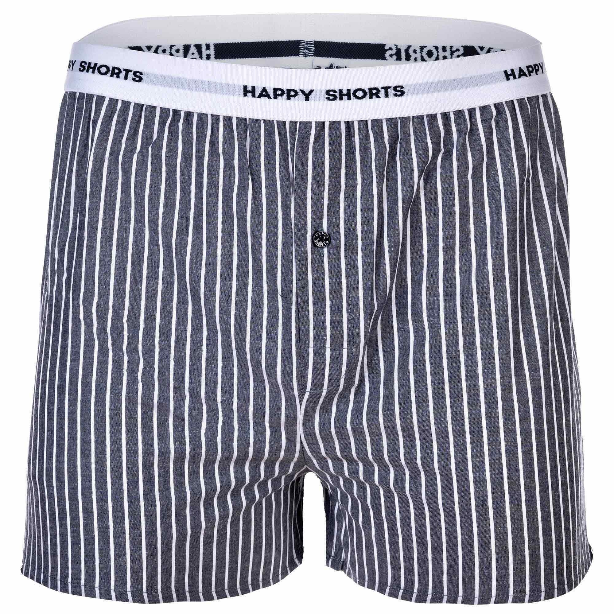 Happy Shorts Boxer a rete 3 Pezzi Vestibilità confortevole  