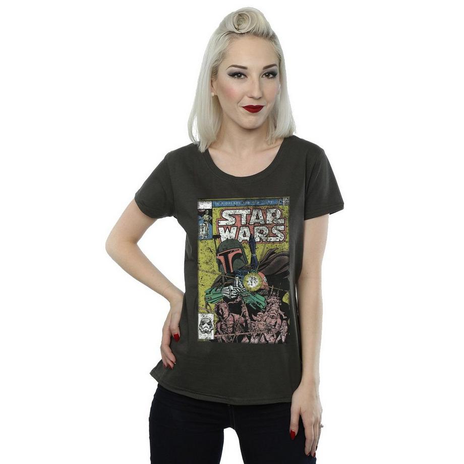 STAR WARS Star Wars Boba Fett Comic Cover T-Shirt  
