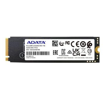ADATA LEGEND 840 M.2 1000 Go PCI Express 4.0 3D NAND NVMe