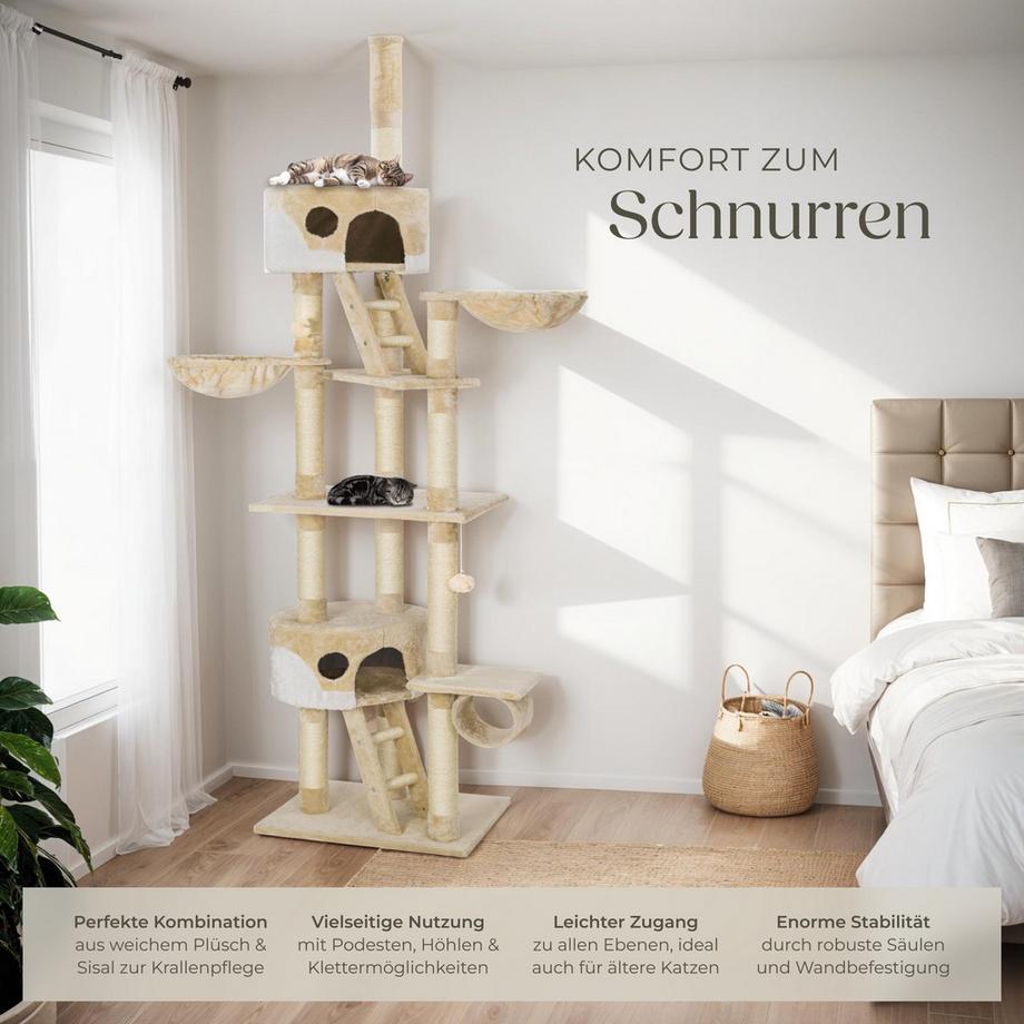 Tectake  Albero tiragraffi  Hansi 243 a 260 cm 