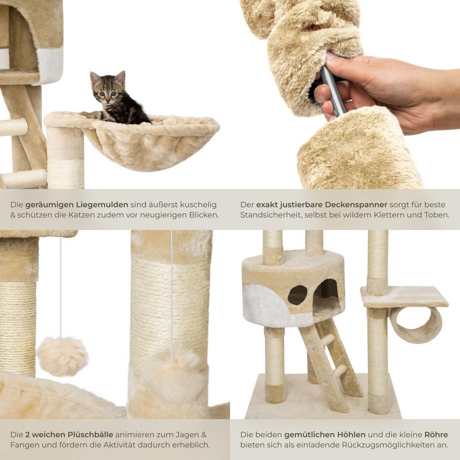 Tectake  Albero tiragraffi  Hansi 243 a 260 cm 