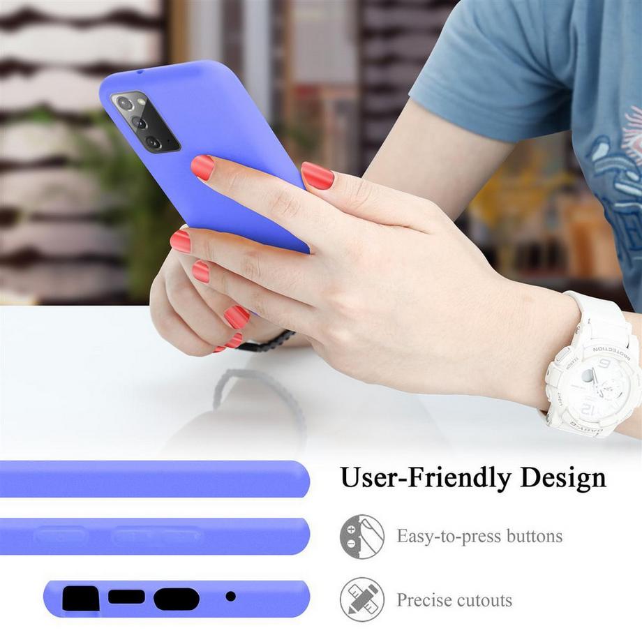 Cadorabo  Hülle für Samsung Galaxy NOTE 20 TPU Silikon Liquid 