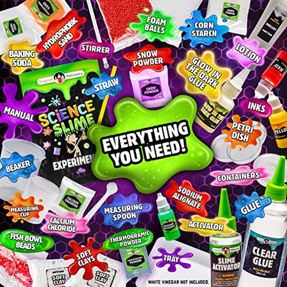 Activity-board  Lustiges Schleim-Experimentier-Set für Kinder für wissenschaftliche Experimente wie Oobleck und Flummi 