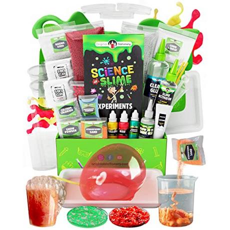 Activity-board  Kit d'expérimentation amusant sur le slime pour les enfants pour des expériences scientifiques telles que oobleck et flummi 