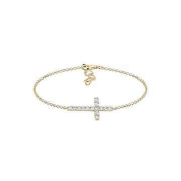 Bracelet Femmes Symbole Croix Classique Avec Cristaux
