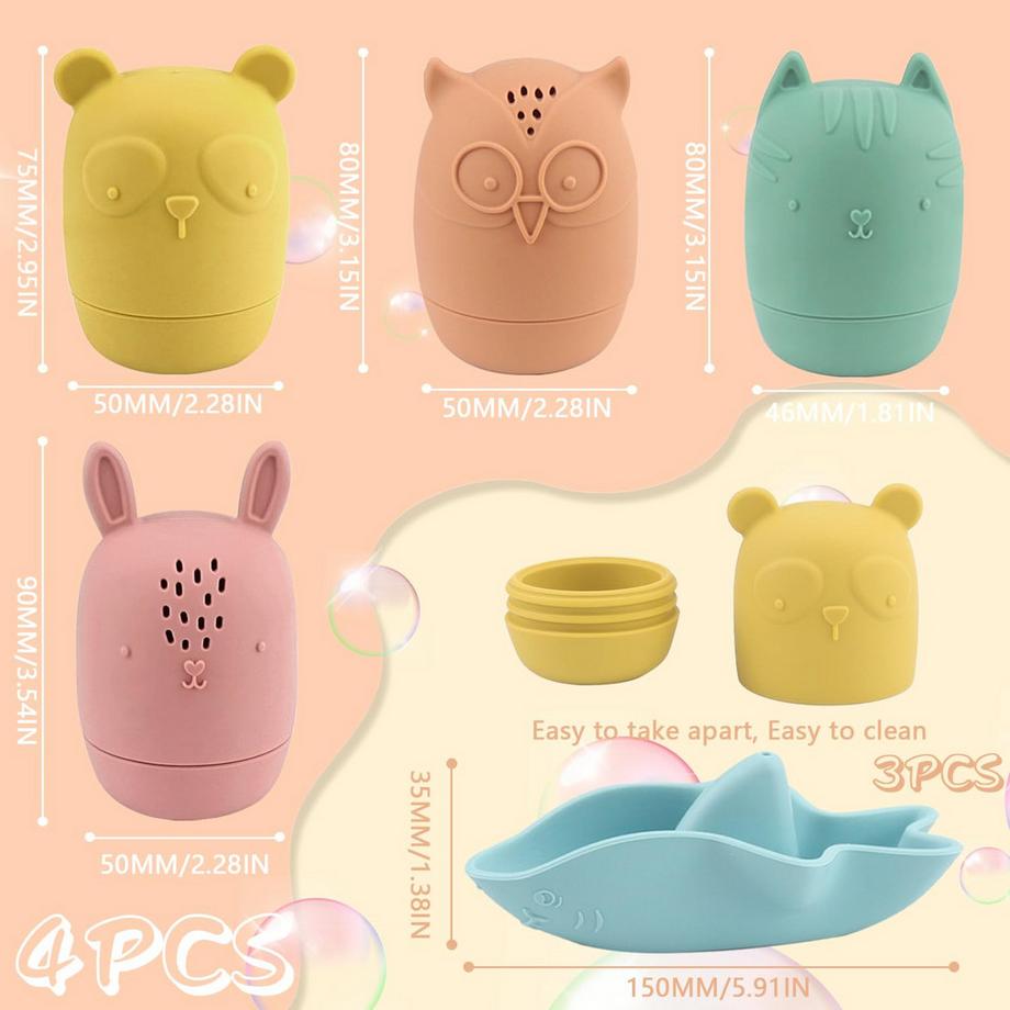 Activity-board  Jouets de bain Jouets d'eau pour bébés Animaux de bain Jouets de baignoire 