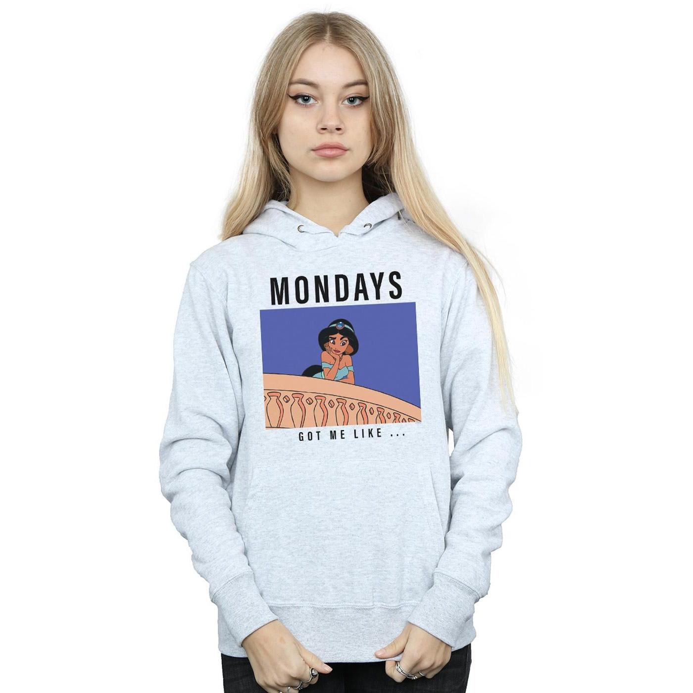 Disney PRINCESS Mondays Got Me Like Felpa con Cappuccio  