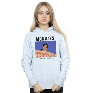 Disney PRINCESS Mondays Got Me Like Felpa con Cappuccio  