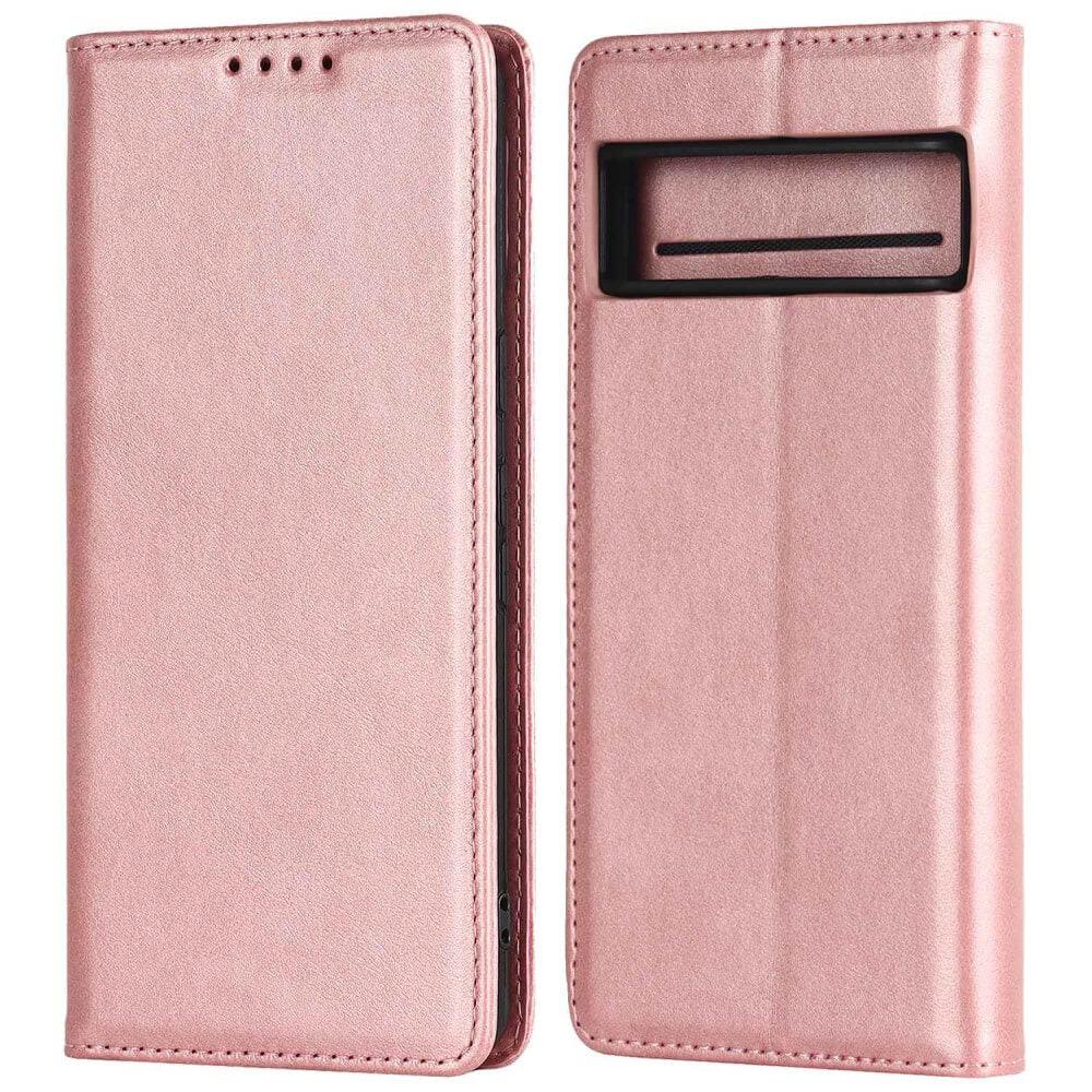 Cover-Discount  Google Pixel 7 - Stand Flip Case Cover rosa 