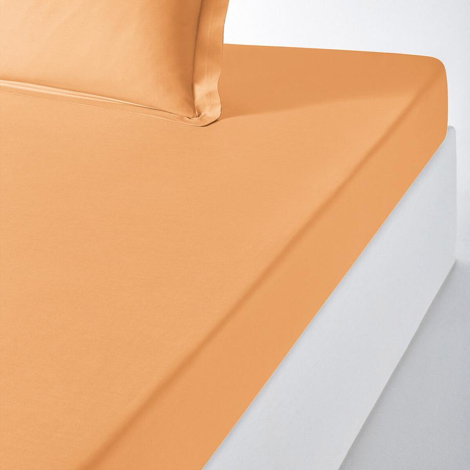 Drap housse uni coton bio