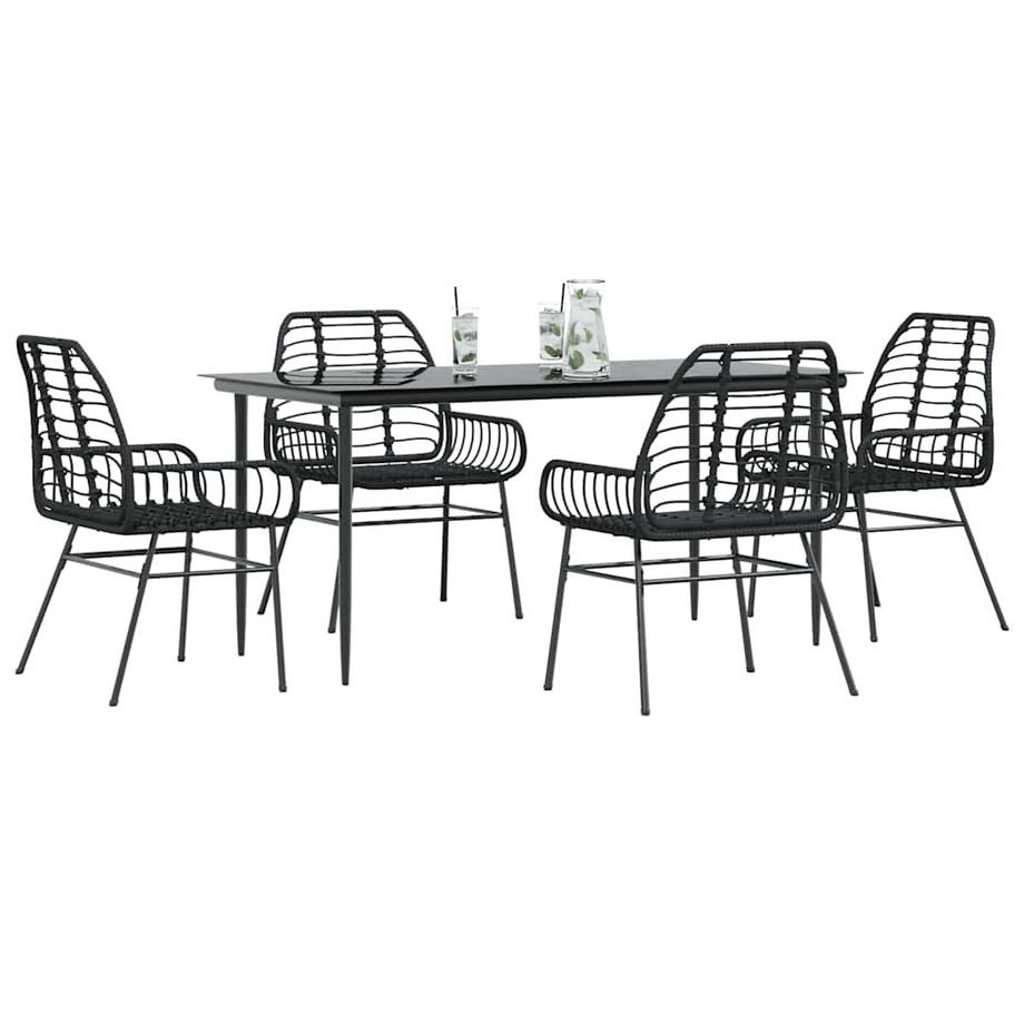 VidaXL Garten essgruppe poly-rattan  