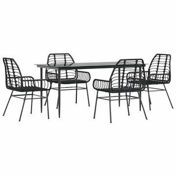 Garten essgruppe poly-rattan