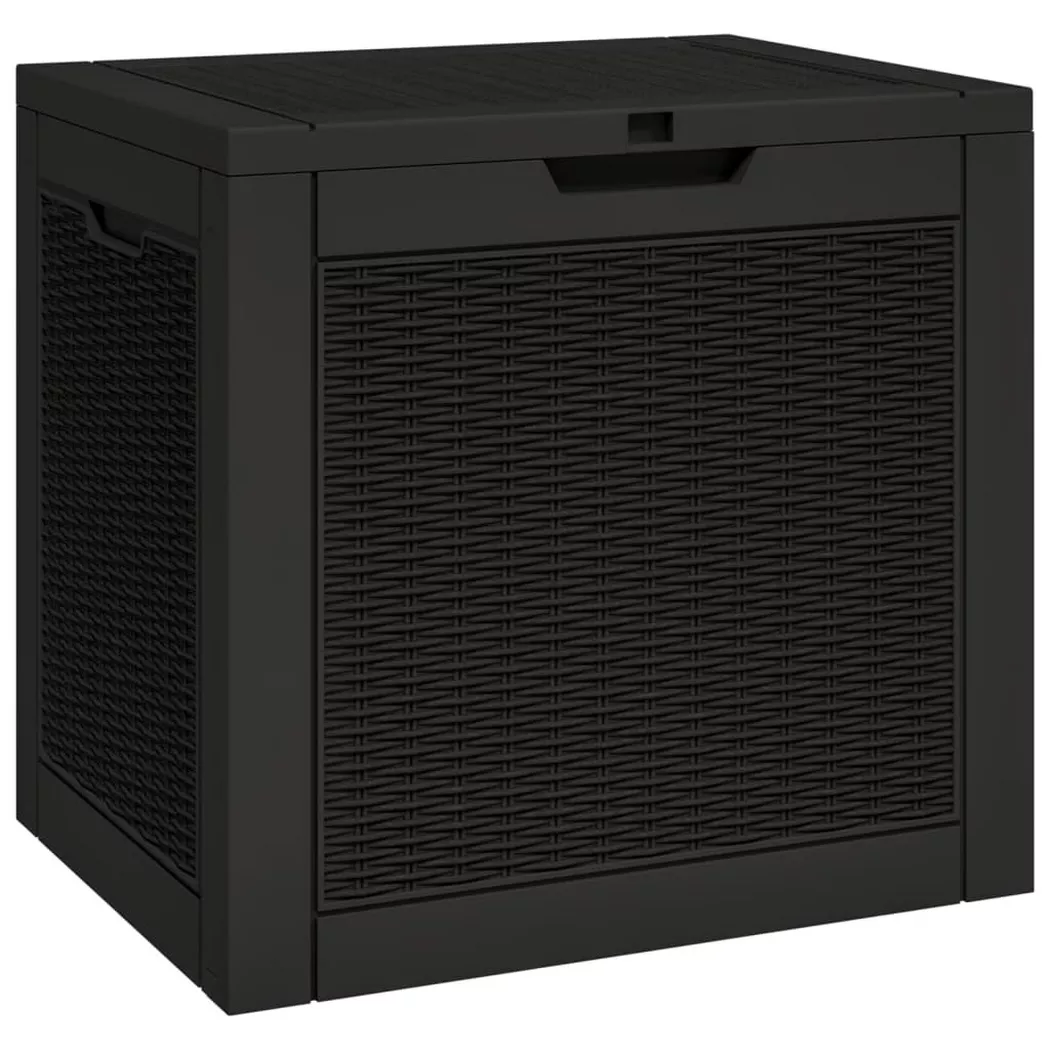 Contenitore Giardino Nero 55,5x43x53 Cm Polipropilene - Vidaxl