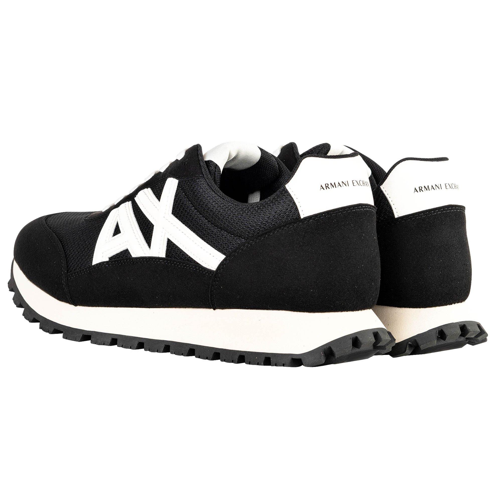 Armani Exchange  Sneaker -SNEAKER DROP MICROSUEDE+MESH+CALF PU 