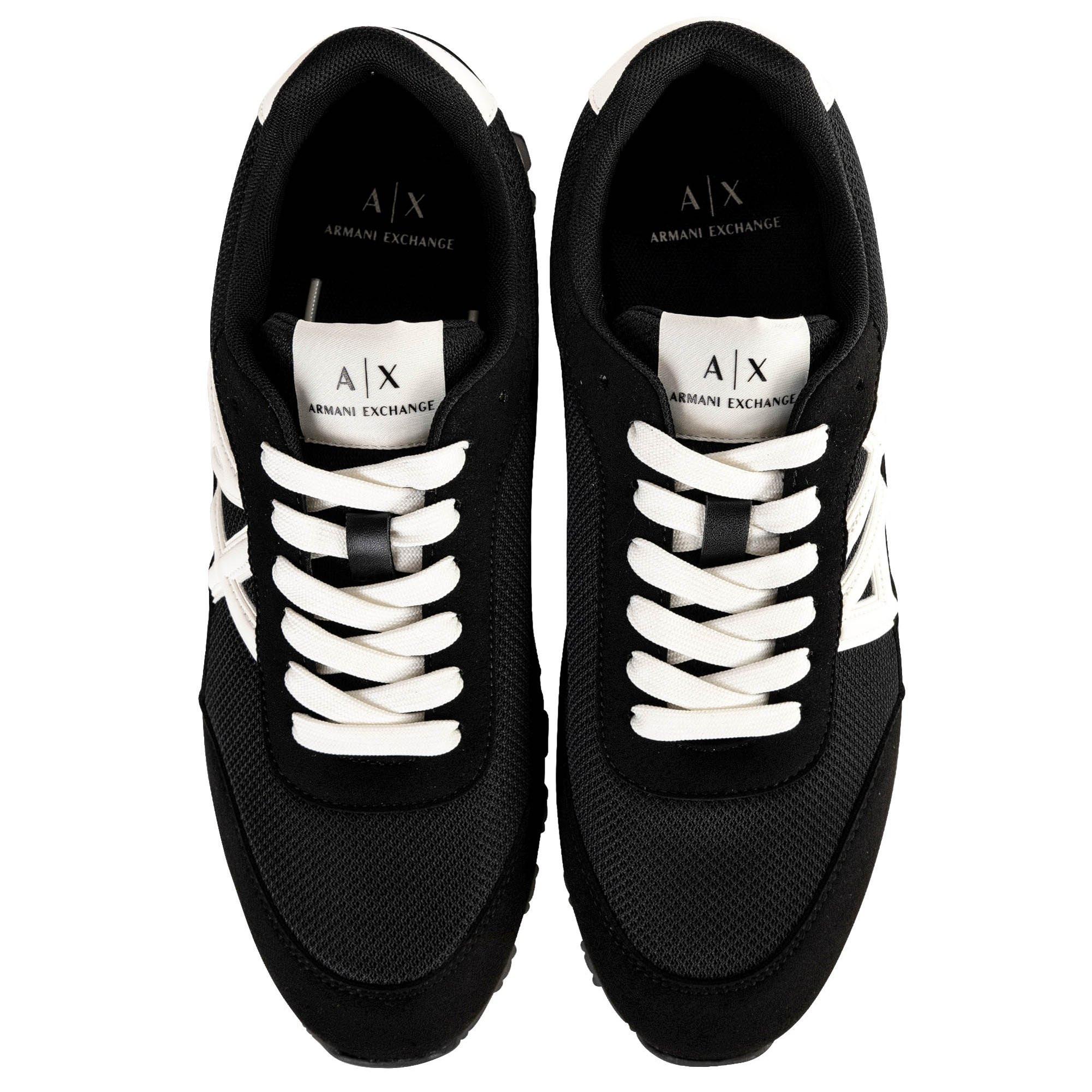 Armani Exchange  Sneaker -SNEAKER DROP MICROSUEDE+MESH+CALF PU 