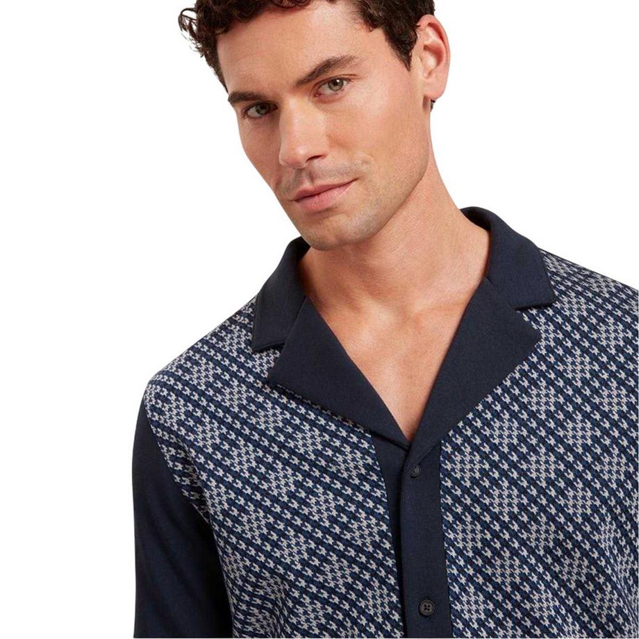 TED BAKER  Danlibe Camicia Motivo A Rombi 