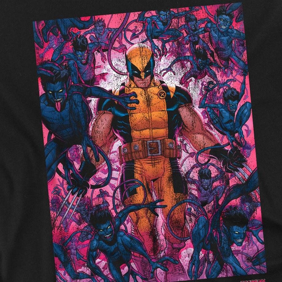 MARVEL X-Men Wolverine T-Shirt Manches Longues  