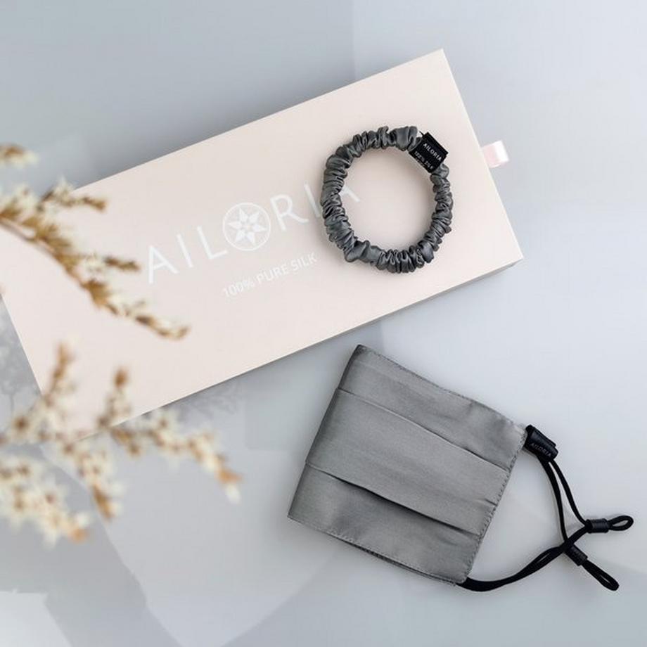 AILORIA  ALLURE & DOUX Maschera per il viso e scrunchie S in seta 