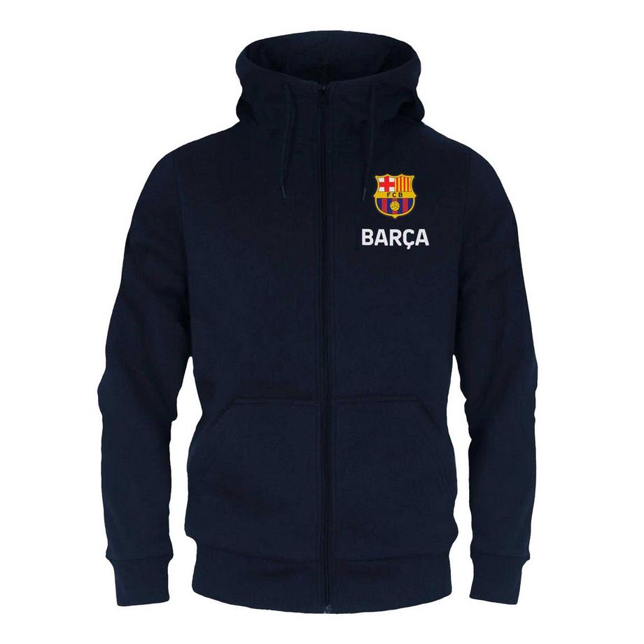 Felpa Con Cappuccio E Zip Intera Pile