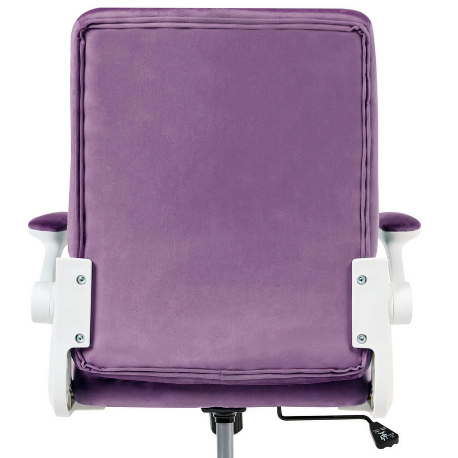 Beliani Chaise de bureau en Velours Scandinave DANDY  