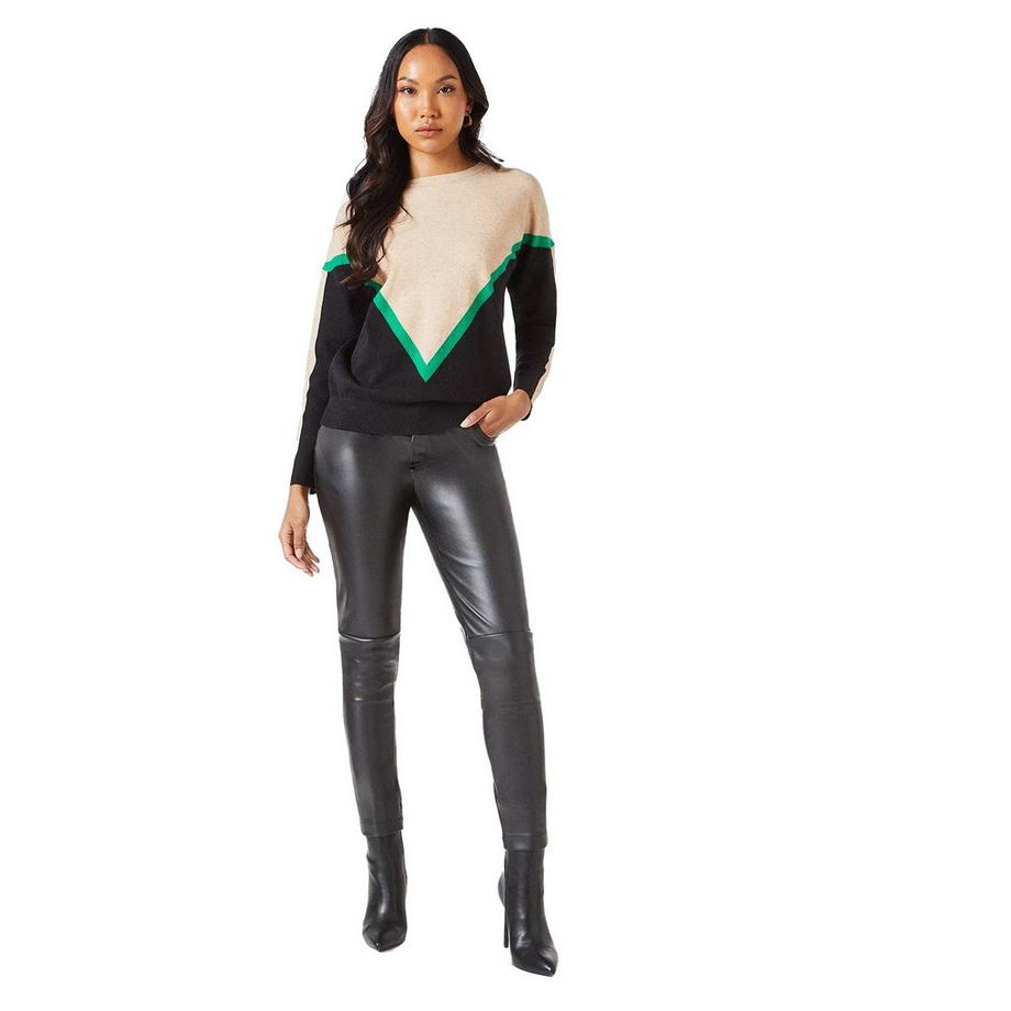 Debenhams Pullover Girocollo Chevron Righe  