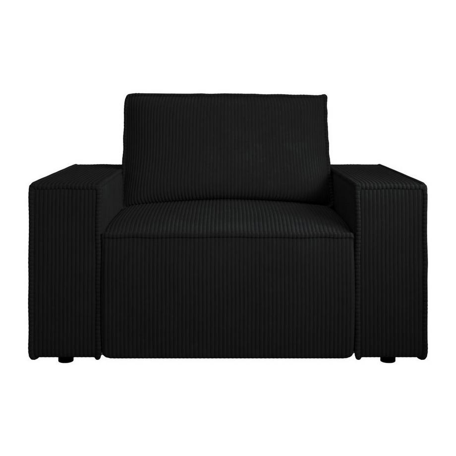 PASCAL MORABITO Sessel - Cord - Schwarz - AMELIA  