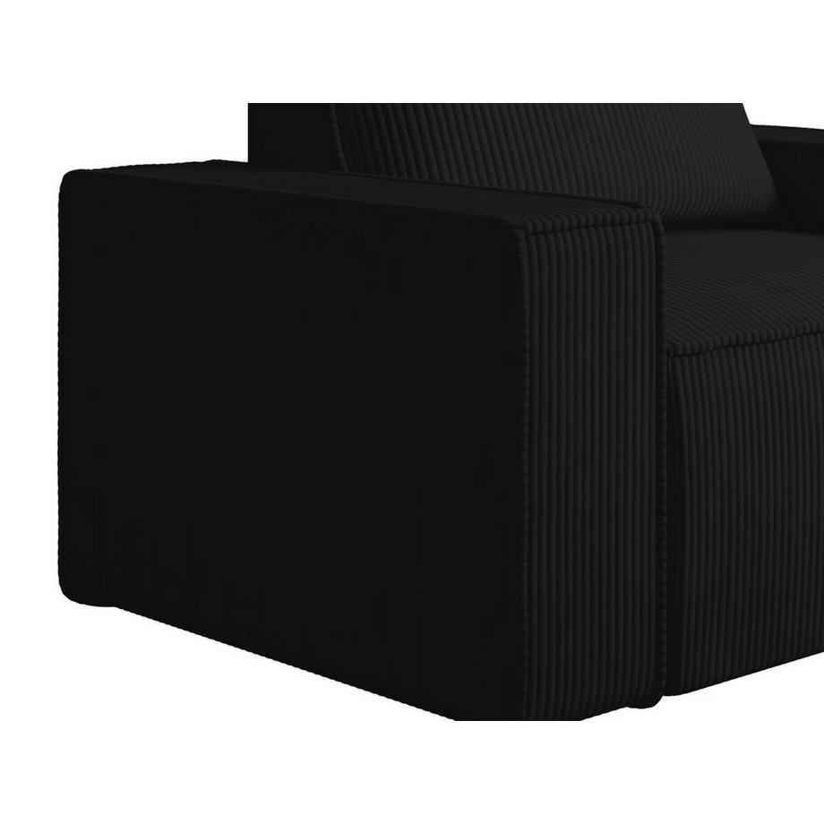 PASCAL MORABITO Sessel - Cord - Schwarz - AMELIA  