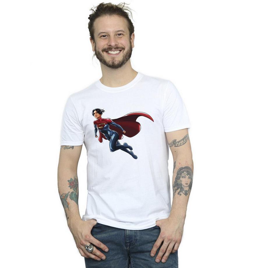 DC COMICS Supergirl Flying Print T-Shirt  