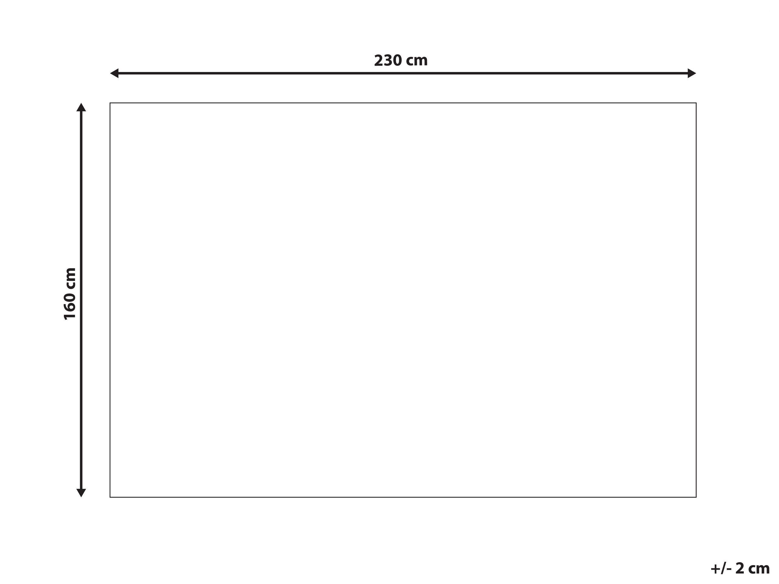 Beliani Teppich aus Kuhfell Rustikal BANDIRMA  