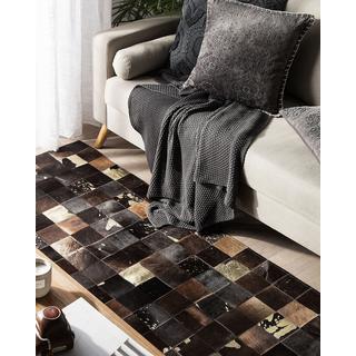 Beliani Teppich aus Kuhfell Rustikal BANDIRMA  