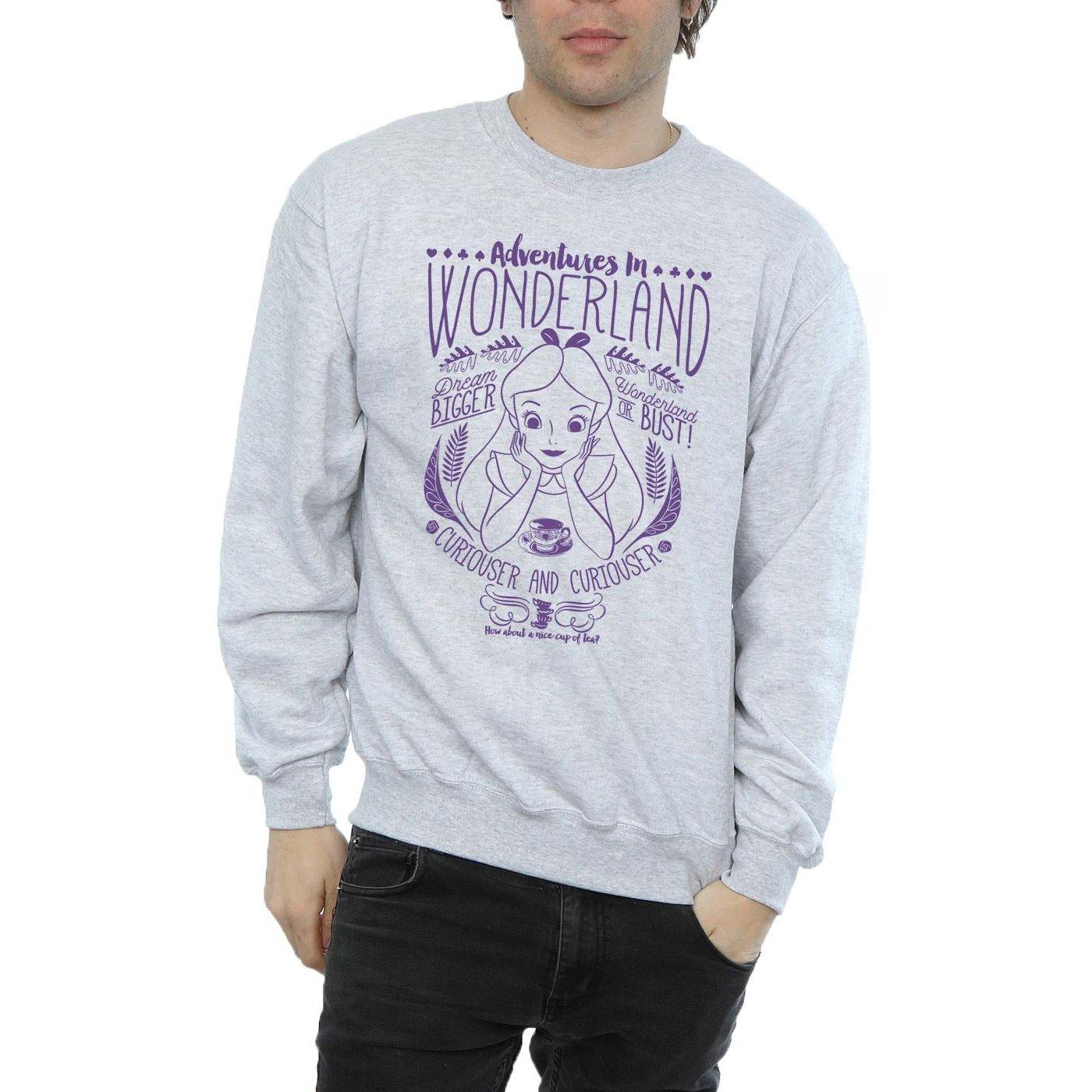 Disney  Alice In Wonderland Adventures Sweatshirt 