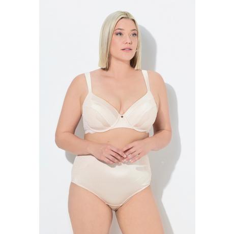 Ulla Popken Reggiseno con ferretto coppe morbide raso pizzo  