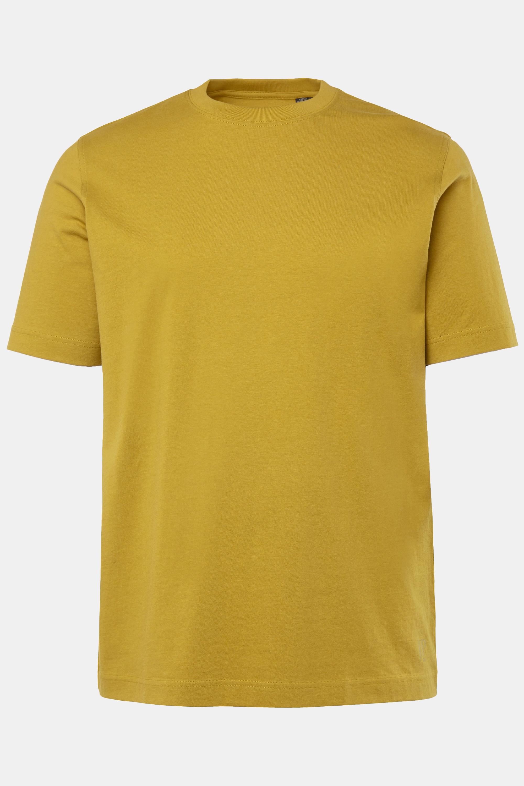 JP1880  T-shirt basic di cotone pettinato con scollo a girocollo, disponibile fino alla taglia 8XL 