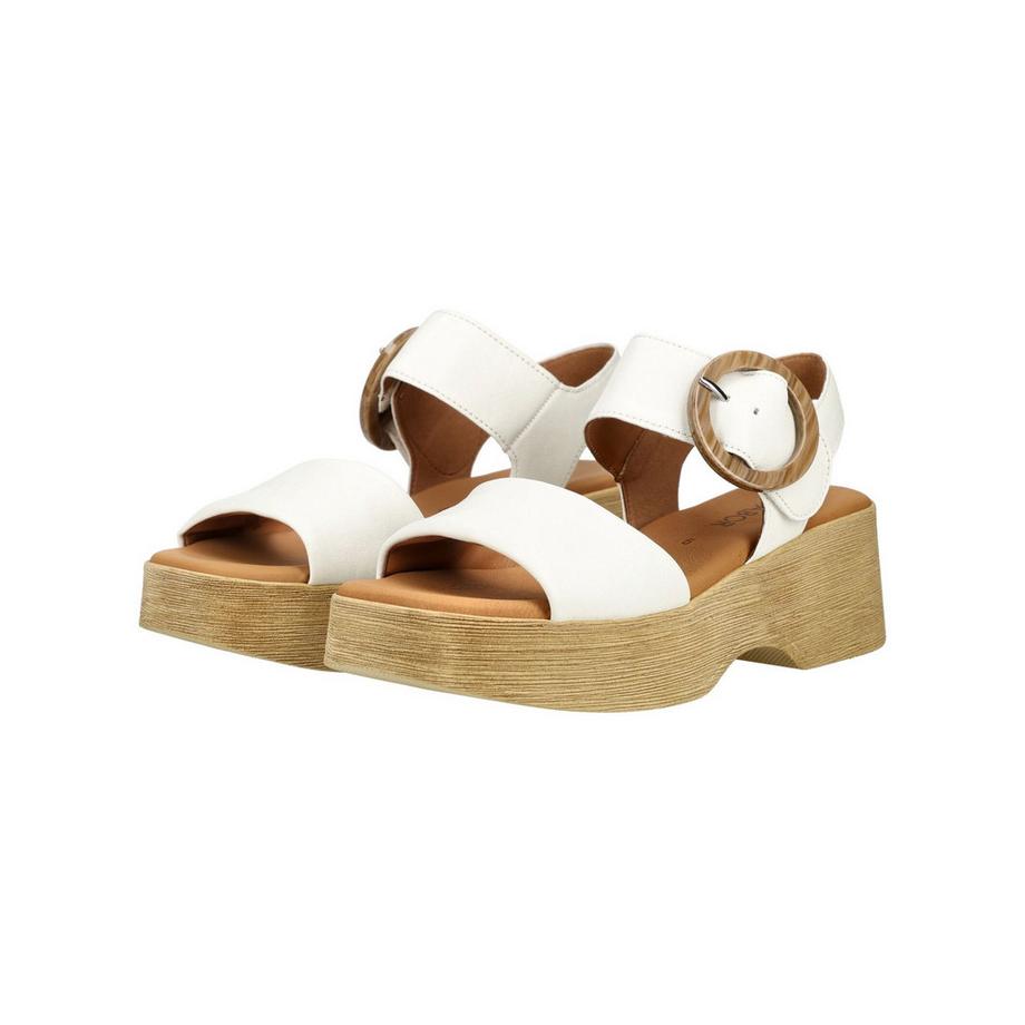 Gabor Plateausandalen mit Holzverschluss  