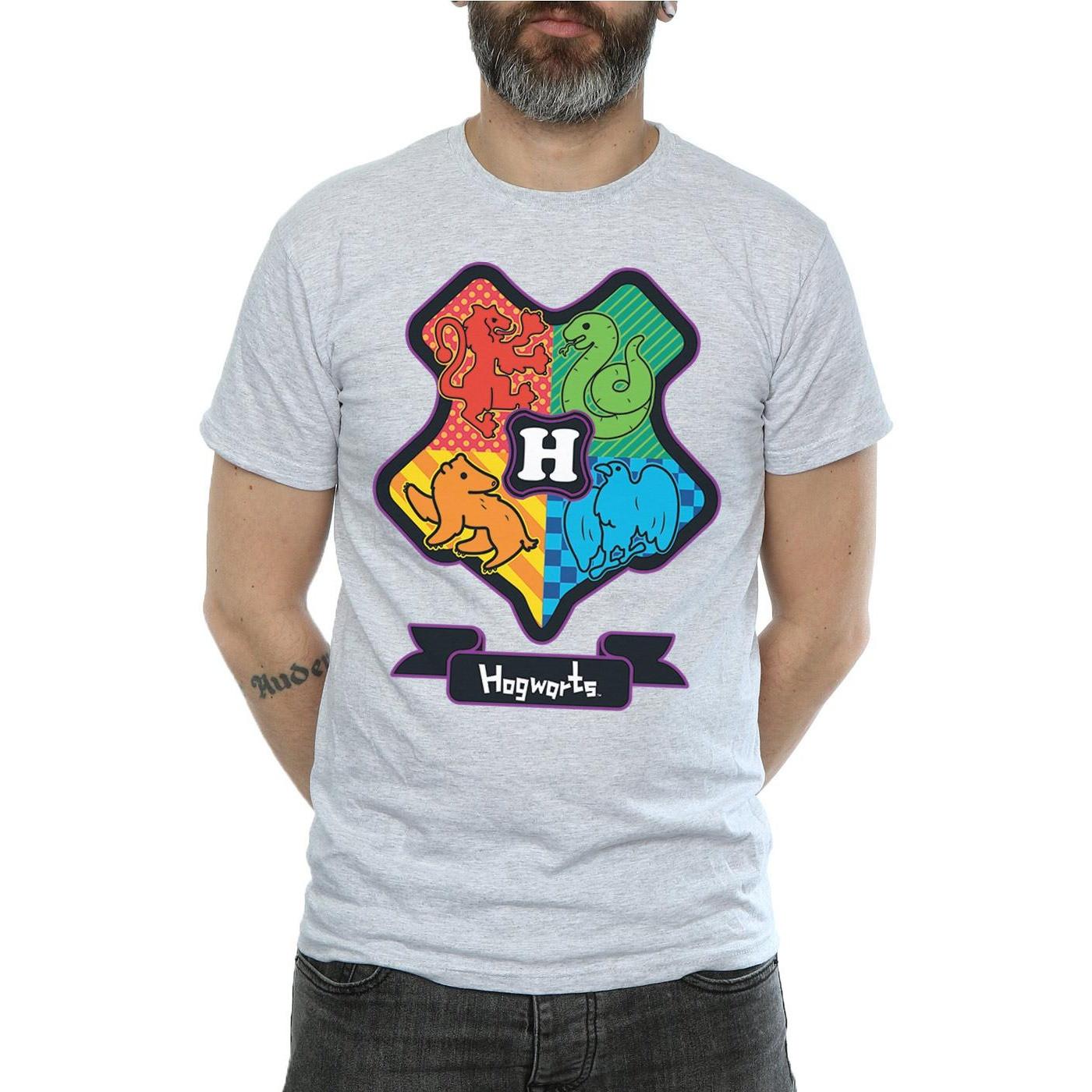 Harry Potter Hogwarts Wappen Kurzarm T-Shirt  
