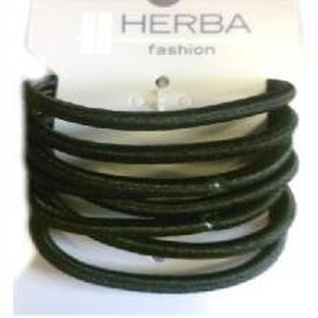 HERBA  Haarbinder, schwarz, 8 Stk., Ø 5 cm 