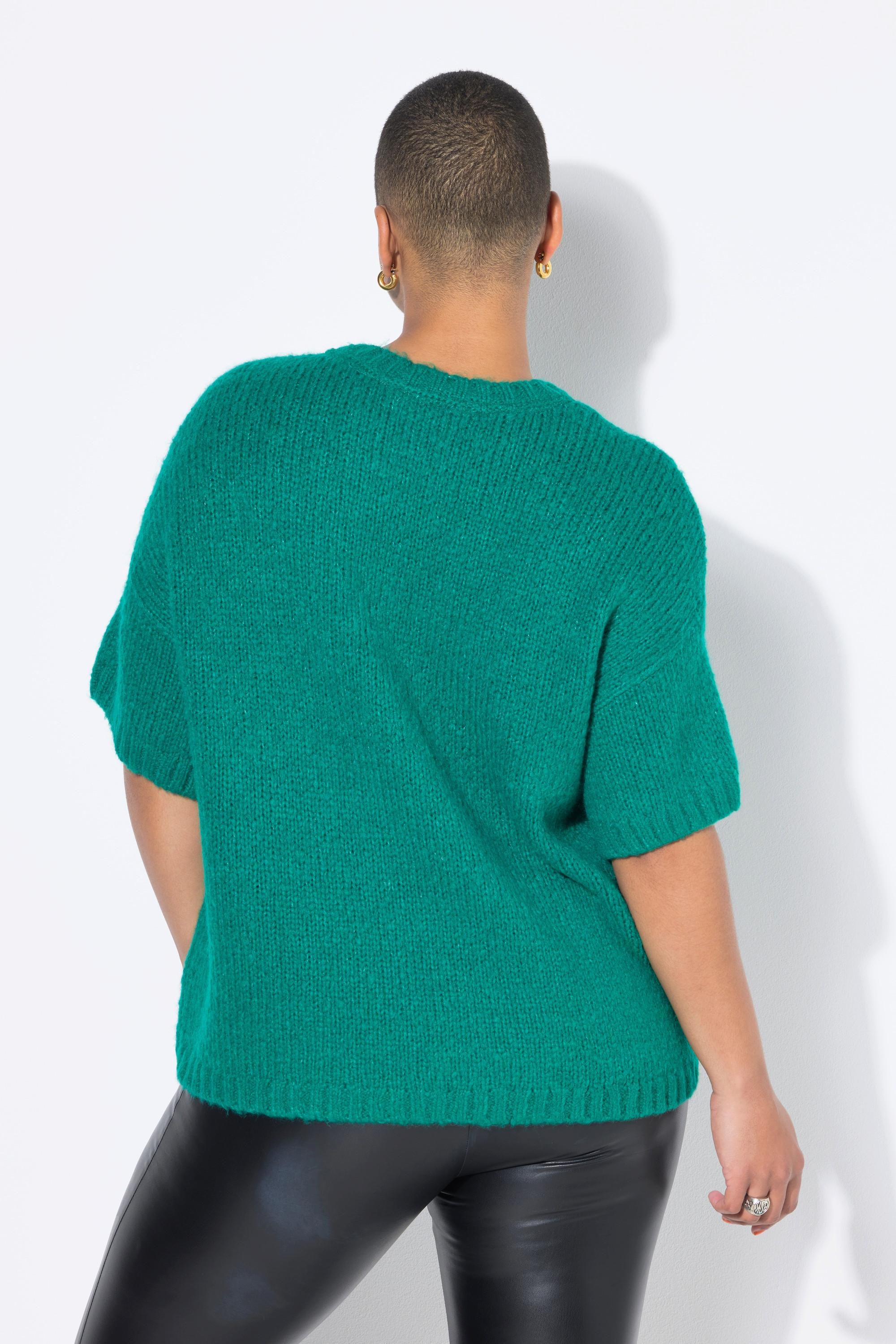 Studio Untold Pull Oversize Maille Fantaisie Manches Courtes  